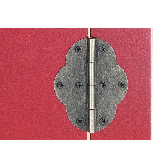 DKD Home Decor Armario Abeto MDF Rojo