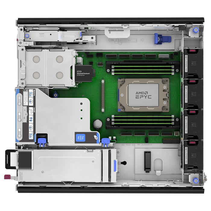 HP Enterprise Servidor HPE DL145 Gen11 Procesador 8124P, 1x32GB RAM, 2 Bahías SFF, Controladora NS204i-u, NIC 1Gb, 2 Fuentes 1000W