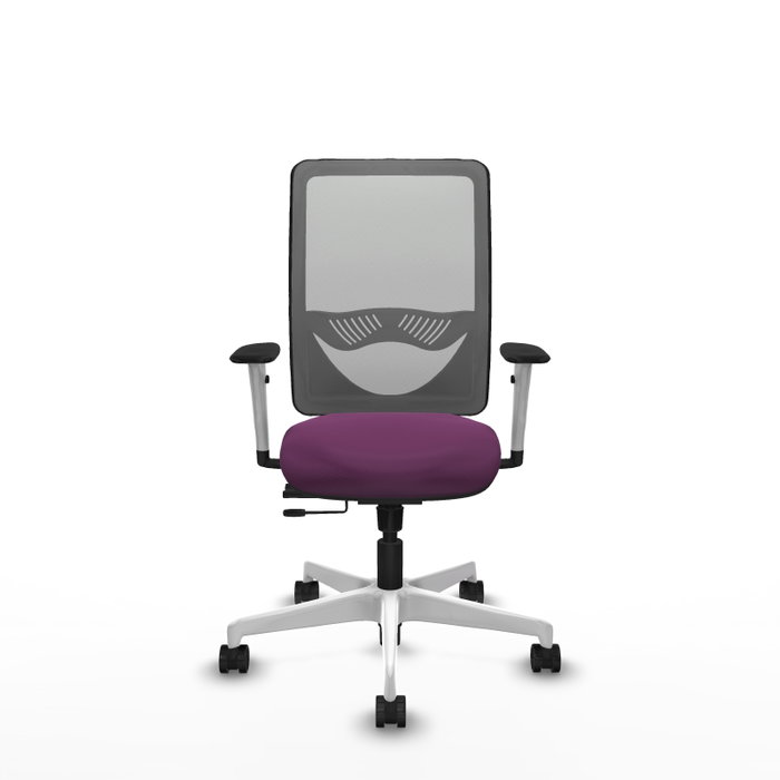 PIQUERAS Y CRESPO Silla de oficina Zulema Morado y Gris