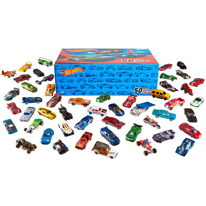 Pack 50 Vehiculos Hot Wheels V6697 Mattel Pack 50 Vehiculos Hot Wheels V6697 Mattel