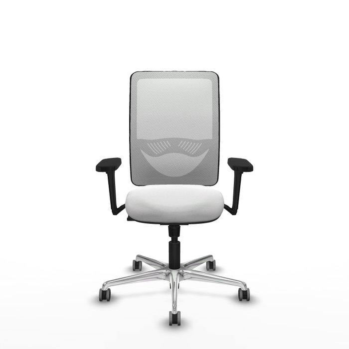 PIQUERAS Y CRESPO Silla de oficina Zulema Blanca con mecanismo Sincro y Brazos 3D PIQUERAS Y CRESPO Silla de oficina Zulema Blanca con mecanismo Sincro y Brazos 3D