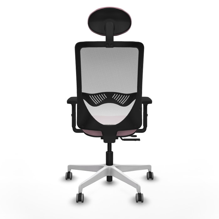 PIQUERAS Y CRESPO Silla de oficina Zulema Rosa y Blanco PIQUERAS Y CRESPO Silla de oficina Zulema Rosa y Blanco