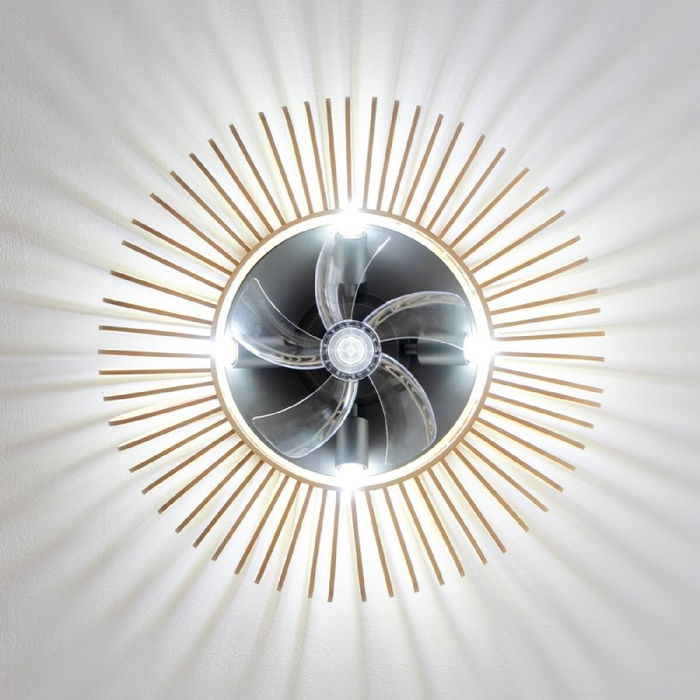 Ventilador de Techo con Luz Cecotec EnergySilence LampAero 600 20 W 70 W Madera