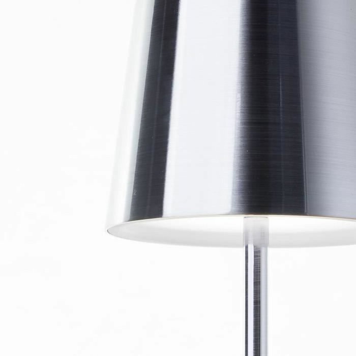 Brilliant XAANA Lámpara de mesa exterior recargable Cromo LED 2W 160lm IP44 Brilliant XAANA Lámpara de mesa exterior recargable Cromo LED 2W 160lm IP44