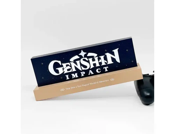 Neamedia Icons Lámpara LED Logo Genshin Impact 22 cm Neamedia Icons Lámpara LED Logo Genshin Impact 22 cm