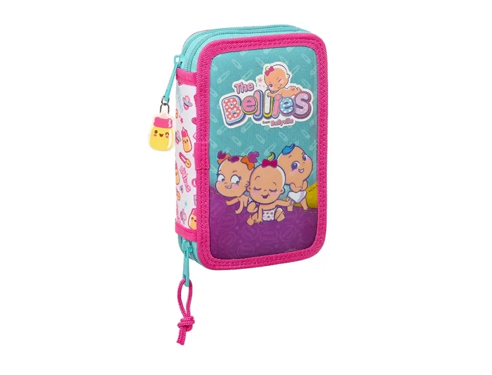 Safta Plumier Escolar Doble Pequeño The Bellies 28 Pcs