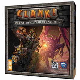 Devir Clank! Juego de Mesa Constructor de Mazos para 2-4 Jugadores, 30-60 Min, Edad 12+, Castellano