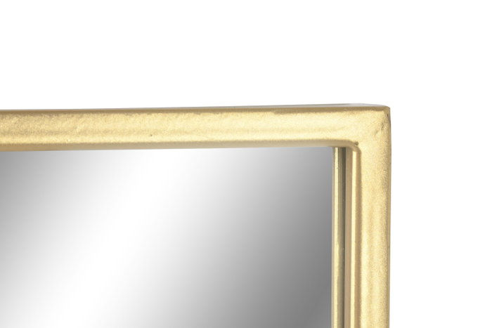 DKD Home Decor Espejo de Pared Dorado con Hierro y Cristal 59,5x140 cm