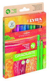 Rotulador Fibra Lyra Graduate Art Tip Estuche De 12