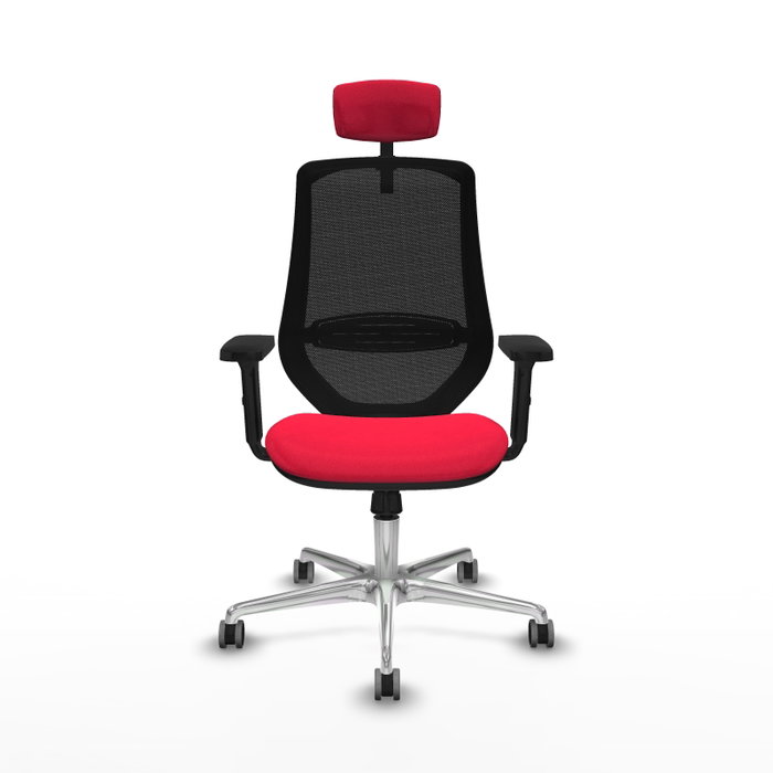PIQUERAS Y CRESPO Silla de oficina Mardos con mecanismo Sincro, Rojo y Negro PIQUERAS Y CRESPO Silla de oficina Mardos con mecanismo Sincro, Rojo y Negro