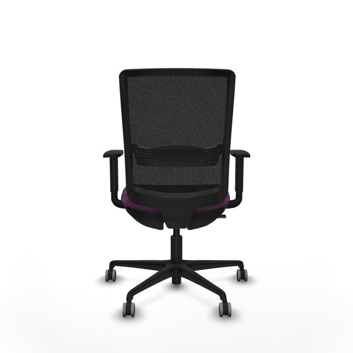 PIQUERAS Y CRESPO Silla de oficina Haches Morada con Malla Negra PIQUERAS Y CRESPO Silla de oficina Haches Morada con Malla Negra