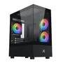 Xigmatek XIG1732153879593 Caja PC Mini Torre M-ATX con Vidrio Templado y ARGB Negro