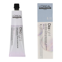 L'Oréal Diacolor Dia Light 8.11 Rubio Claro Ceniza Profundo - Tinte Sin Amoniaco 60 ml para Neutralización y Reflejos Fríos