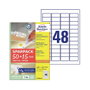 AVERY Zweckform Etiquetas de 45,7 x 21,2 mm, blanco