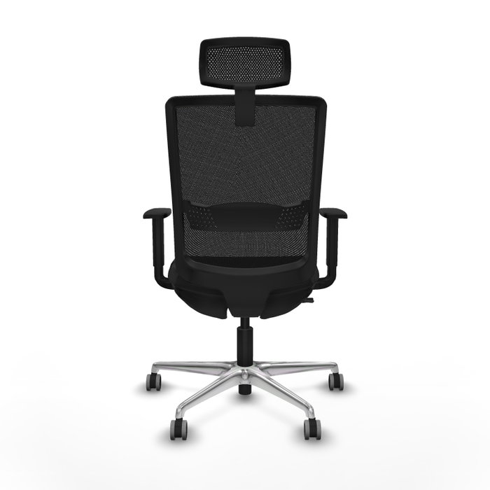 PIQUERAS Y CRESPO Silla de oficina Haches con mecanismo Sincro/Traslack, Negro PIQUERAS Y CRESPO Silla de oficina Haches con mecanismo Sincro/Traslack, Negro