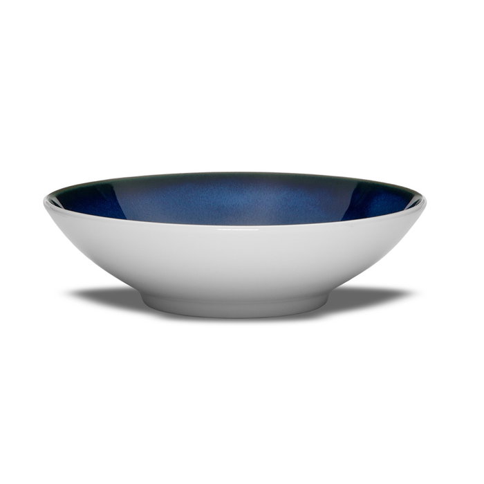 Le coq Abyssos Plato Hondo 21 cm (3 Unidades) Porcelana Pintada a Mano