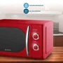 Grunkel MW-20ROJO Microondas Encimera Solo Microondas Rojo 20 Litros 700W 5 Niveles Potencia Tornamesa Giratoria