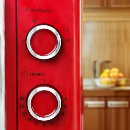 Grunkel Microondas Vintage MW-20ROJO 700W Capacidad 20L Rojo