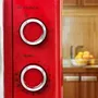 Grunkel Microondas Vintage MW-20ROJO 700W Capacidad 20L Rojo