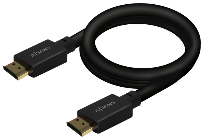 Aisens Cable HDMI V2.1 Ultra Alta Velocidad 8K@60Hz 48Gbps 5m Negro