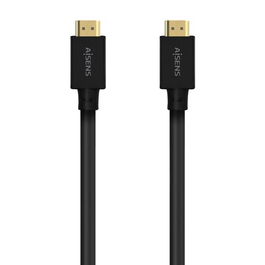 Aisens Cable HDMI V2.1 Premium Alta Velocidad HEC 8K@60Hz 48Gbps A-M - A-M Gris-Negro 5,0 M