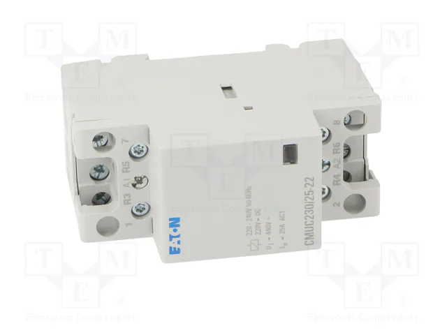 EATON ELECTRIC Contactor de Instalación Modular CMUC 25A 4-Polar EATON ELECTRIC Contactor de Instalación Modular CMUC 25A 4-Polar
