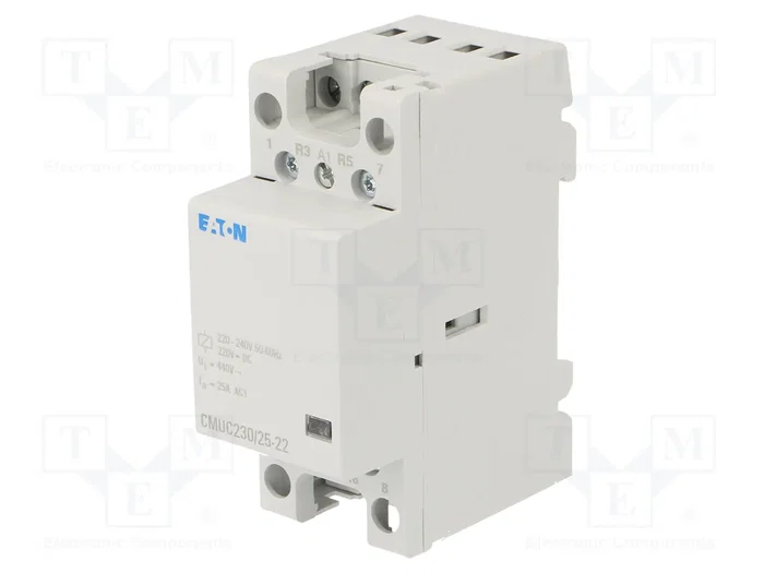 EATON ELECTRIC Contactor de Instalación Modular CMUC 25A 4-Polar EATON ELECTRIC Contactor de Instalación Modular CMUC 25A 4-Polar