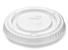 Duni Salsa Tapa Salsera para 2500 Unidades, 6.6 cm Diametro x 0.7 cm Alto, Tapa para Recipiente de un Solo Uso Take Away