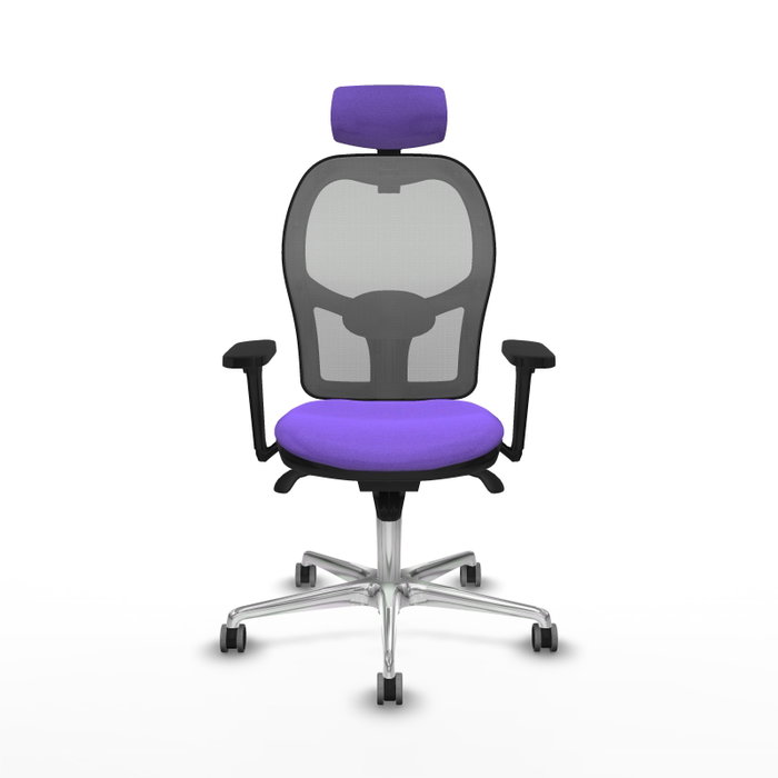 PIQUERAS Y CRESPO Silla de oficina Jorquera con mecanismo Sincro, Lila y Gris PIQUERAS Y CRESPO Silla de oficina Jorquera con mecanismo Sincro, Lila y Gris