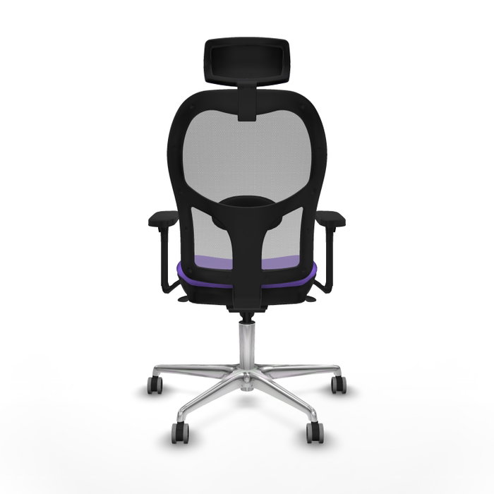 PIQUERAS Y CRESPO Silla de oficina Jorquera con mecanismo Sincro, Lila y Gris PIQUERAS Y CRESPO Silla de oficina Jorquera con mecanismo Sincro, Lila y Gris