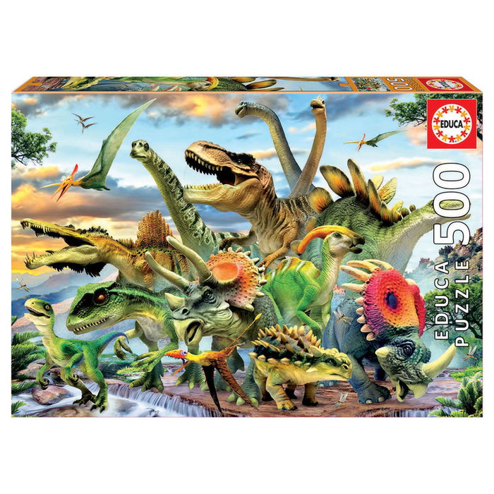Educa Puzzle Dinosaurios 500 piezas