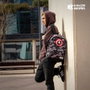 Marvel Capitán América Mochila Urbana Ligera HS FAN Scratches, Gris, 41x30x18 cm, 22L, Poliéster