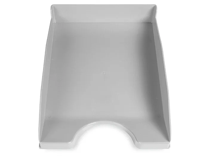 Q-connect Bandeja sobremesa plástico gris opaco 240x70x340 mm
