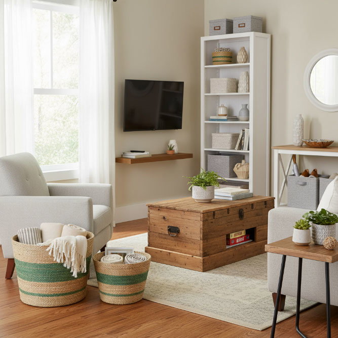 Inde Cesta Cónica Seagrass Almacenamiento 25 cm (24 Unidades)