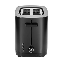 Zwilling 1026864 Toaster de 2 Rebanadas, Negro, Acero Inoxidable, 1800W, Función Descongelar y Recalentar, 5 Años de Garantía