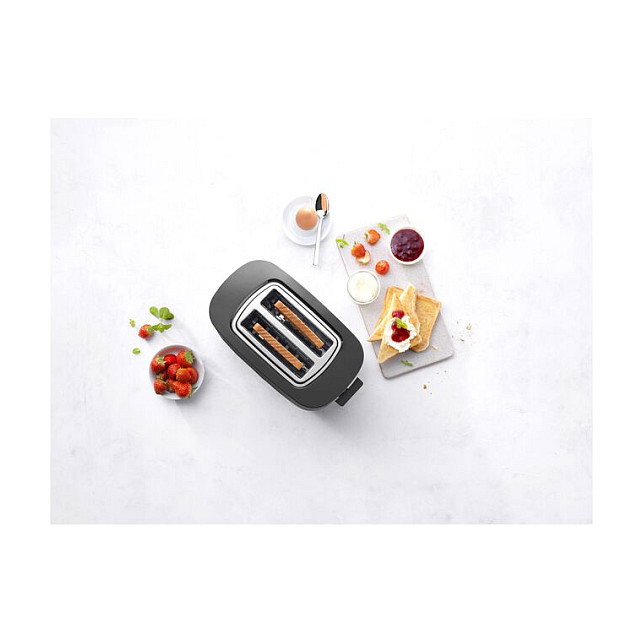 Zwilling 1026864 Toaster de 2 Rebanadas, Negro, Acero Inoxidable, 1800W, Función Descongelar y Recalentar, 5 Años de Garantía