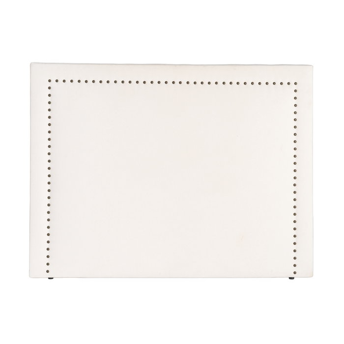 Cabecero Crema Tejido Dormitorio 165 X 7 X 130 cm