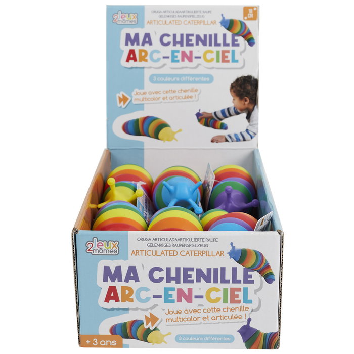 Jeux 2 momes Oruga Articulada Arco Iris Colores Surtidos