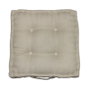 DKD Home Decor Cojín de Algodón y Poliéster con Asa, Beige, Pack de 2