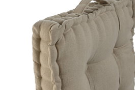 DKD Home Decor Cojín Urban Beige 42x42x8 cm (2 Unidades)