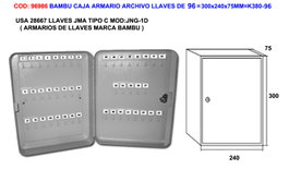 Armario de archivo para 96 llaves PB-K300-96