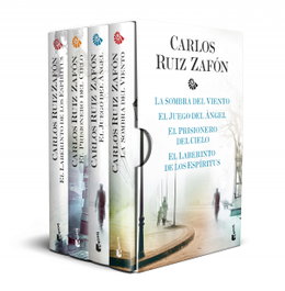 BOOKET Estuche Tetralogía La Sombra del Viento, Carlos Ruiz Zafón - BOOKET