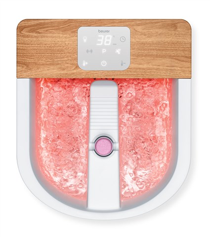 Beurer FB-65 Hidromasaje de Pies Wellness con Masaje Vibratorio, Burbujas y Calentamiento de Agua