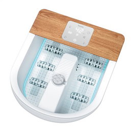 Beurer FB-65 Hidromasaje de Pies Wellness Blanco/Madera