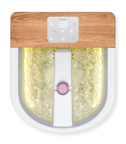 Beurer FB-65 Hidromasaje de Pies Wellness con Masaje Vibratorio, Burbujas y Calentamiento de Agua