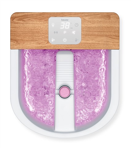 Beurer FB-65 Hidromasaje de Pies Wellness con Masaje Vibratorio, Burbujas y Calentamiento de Agua