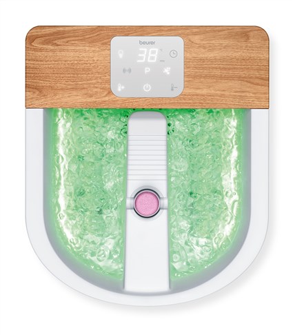 Beurer FB-65 Hidromasaje de Pies Wellness con Masaje Vibratorio, Burbujas y Calentamiento de Agua