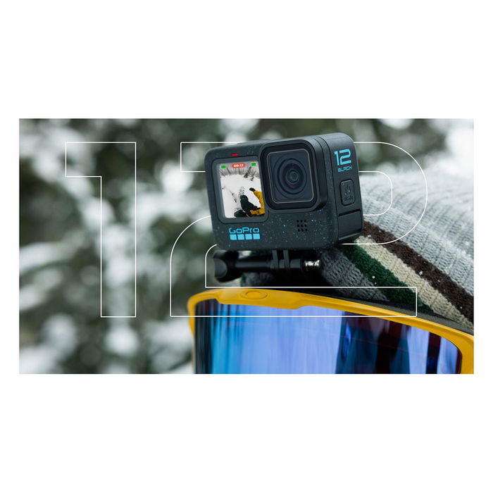 GoPro Hero 12 Action Camera - 5K Ultra HD, 27 MP, 240 pps, Wifi, Bluetooth, Negro GoPro Hero 12 Action Camera - 5K Ultra HD, 27 MP, 240 pps, Wifi, Bluetooth, Negro