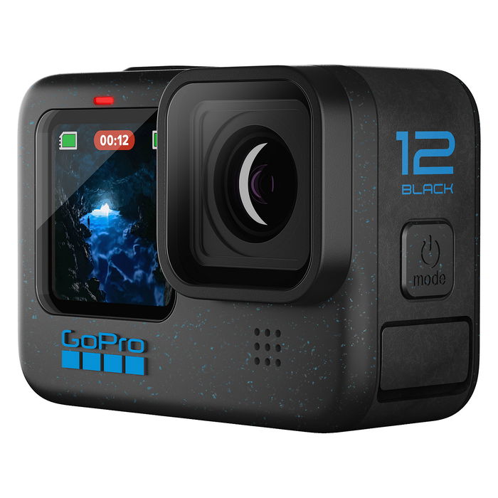 GoPro Hero 12 Action Camera - 5K Ultra HD, 27 MP, 240 pps, Wifi, Bluetooth, Negro GoPro Hero 12 Action Camera - 5K Ultra HD, 27 MP, 240 pps, Wifi, Bluetooth, Negro