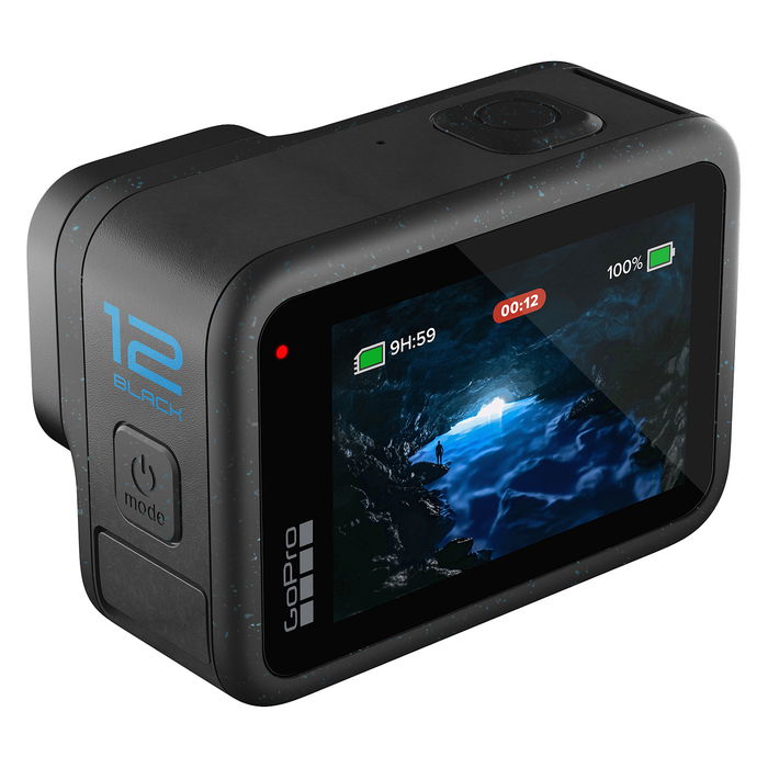 GoPro Hero 12 Action Camera - 5K Ultra HD, 27 MP, 240 pps, Wifi, Bluetooth, Negro GoPro Hero 12 Action Camera - 5K Ultra HD, 27 MP, 240 pps, Wifi, Bluetooth, Negro